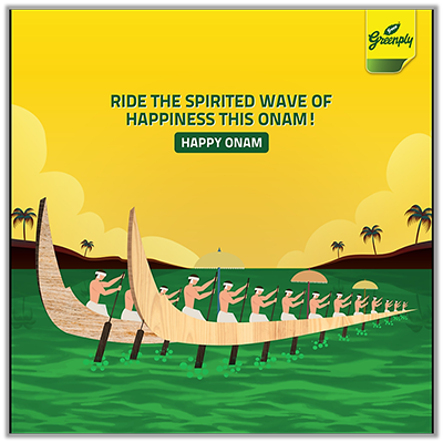 Greenply - Onam Post - Social Media Post by TechShu